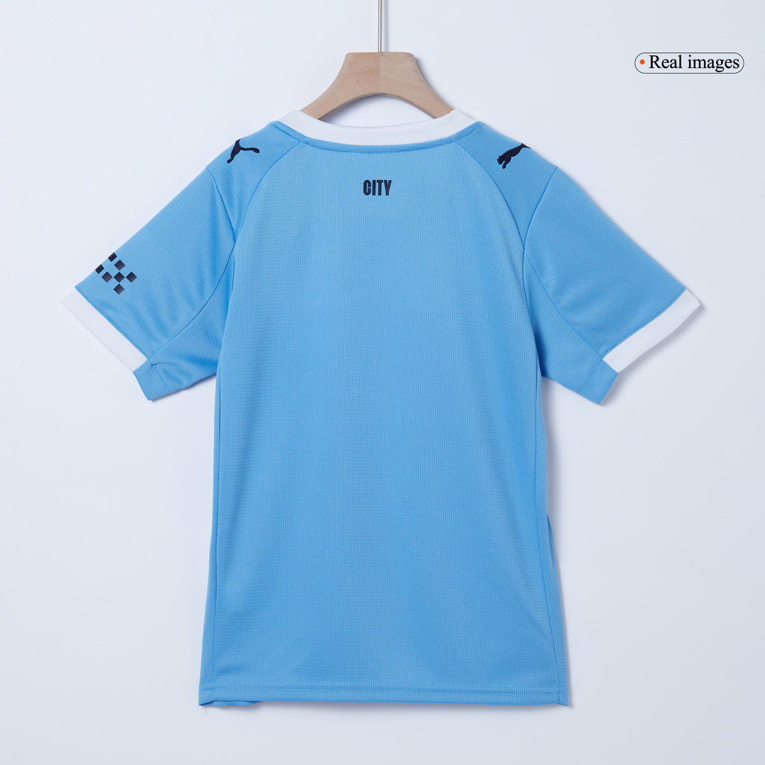 Miniconjunto Manchester City 2025/26 Local Niño (Camiseta + Pantalón Corto) - imagen 14