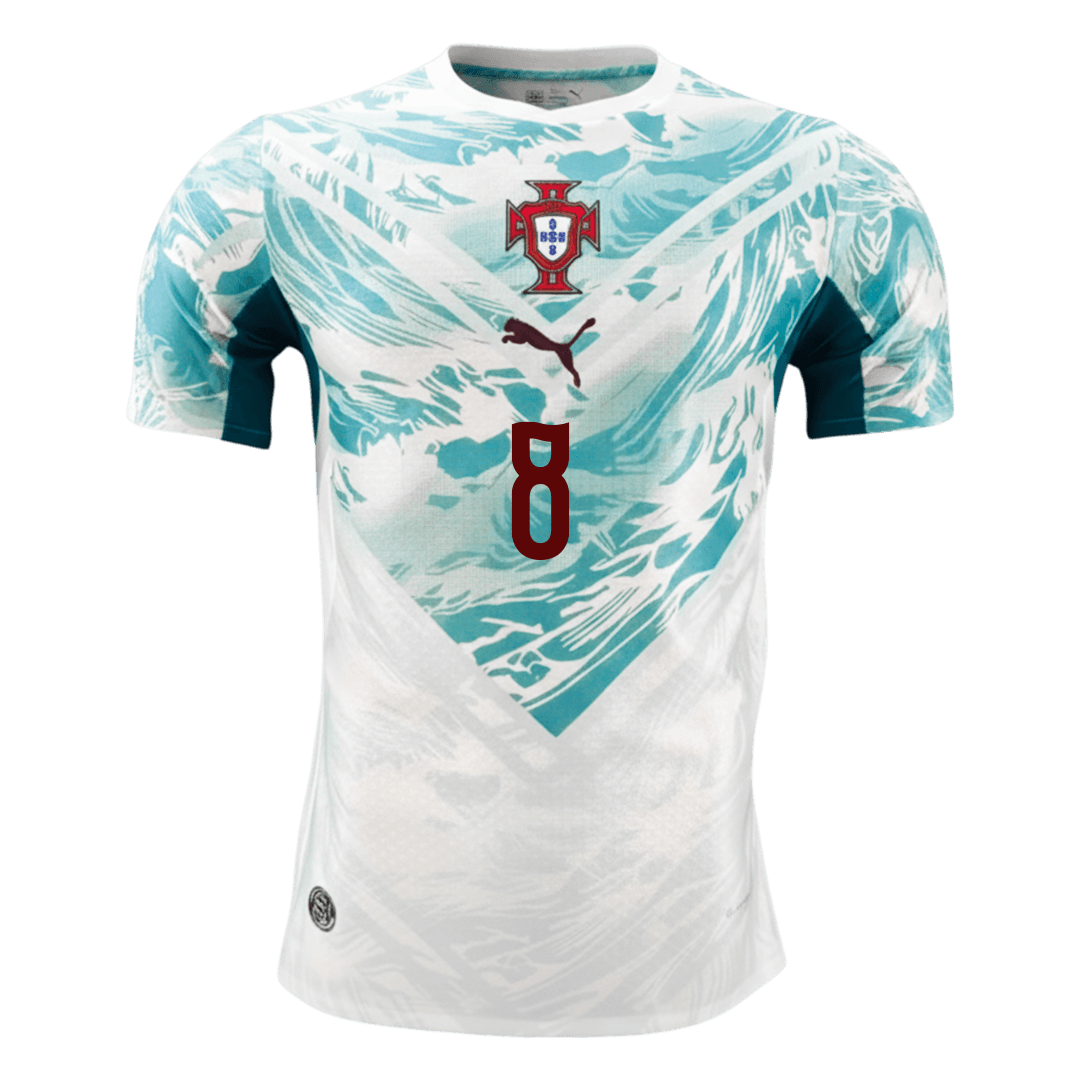 Camiseta Auténtica B. Fernandes #8 Portugal 2026 Segunda Equipación Copa del Mundo - Versión Jugador - Vista 7