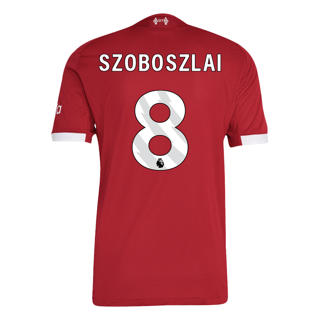 Camiseta Auténtica Szoboszlai #8 Liverpool 2025/26 Primera Equipación - Versión Jugador - Vista 9