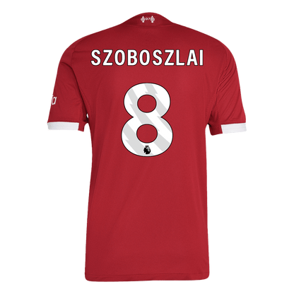 Camiseta Auténtica Szoboszlai #8 Liverpool 2025/26 Primera Equipación - Versión Jugador - Vista 9