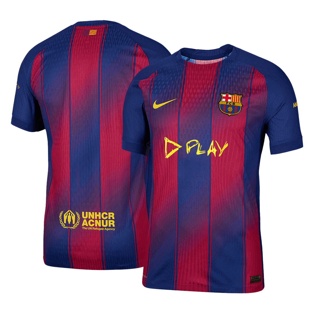 Camiseta Auténtica Barcelona 2025/26 Primera Equipación - Versión Jugador
