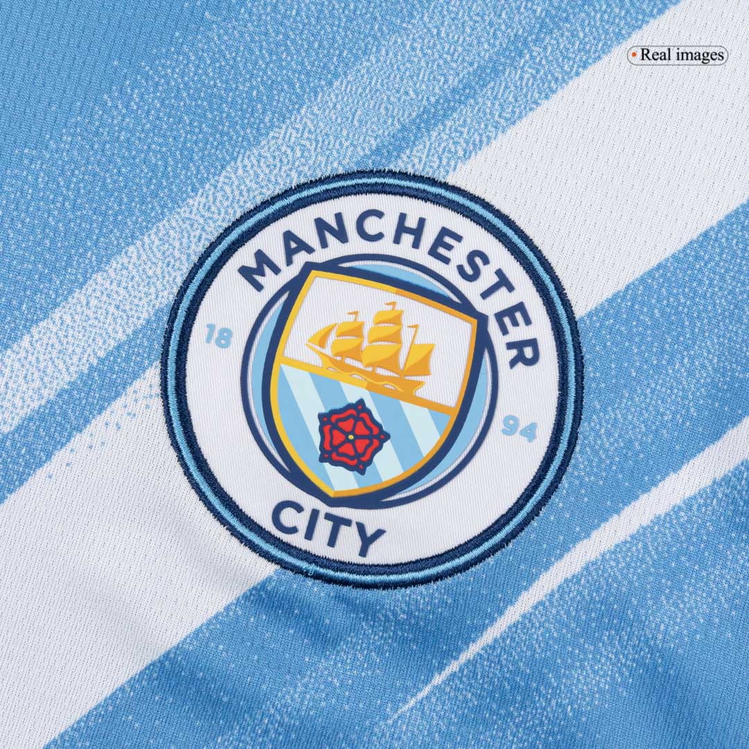 Camiseta Reijnders #4 Manchester City 2025/26 Primera Equipación - Versión Hincha (Calidad Premium) - Vista 7
