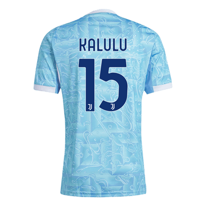 Camiseta Kalulu #15 Juventus 2025/26 Segunda Equipación - Versión Hincha - Vista 6