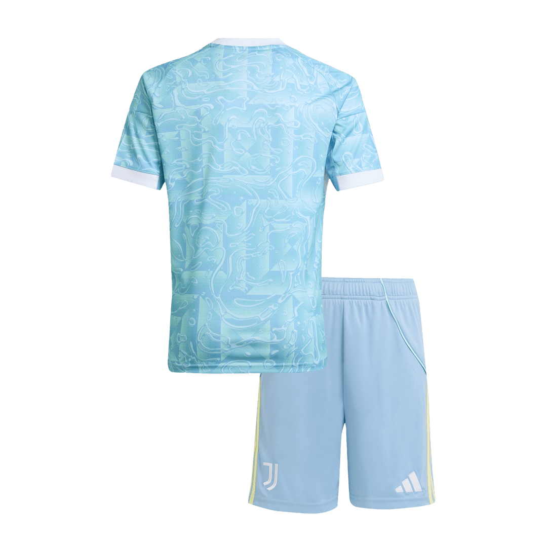 Conjunto Infantil Juventus 2025/26 Segunda Equipación