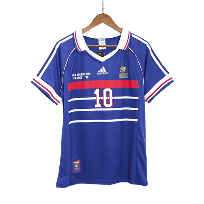 Camiseta Retro 1998 Zidane #10 Francia Primera Equipación Copa del Mundo - Vista 7