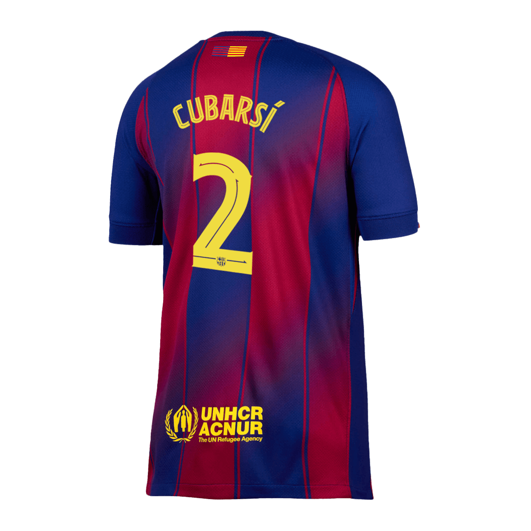 UCL Camiseta Cubarsí #2 Barcelona 2025/26 Primera Equipación - Versión Hincha - imagen 12