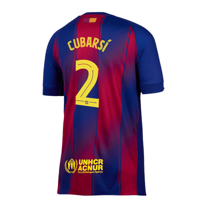 UCL Camiseta Cubarsí #2 Barcelona 2025/26 Primera Equipación - Versión Hincha - imagen 12