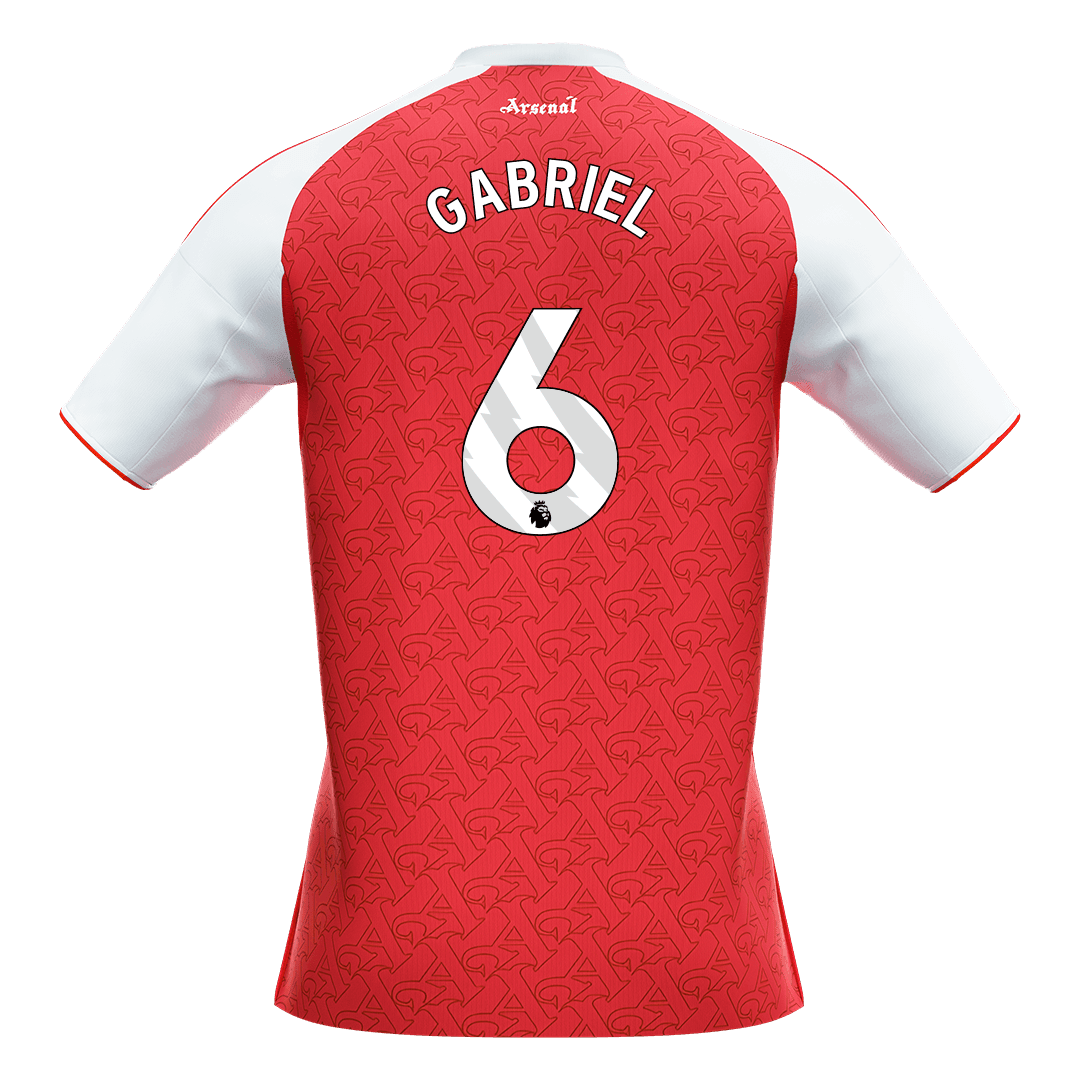 Camiseta Gabriel #6 Arsenal 2025/26 Primera Equipación - Versión Hincha (Calidad Premium) - Vista 9