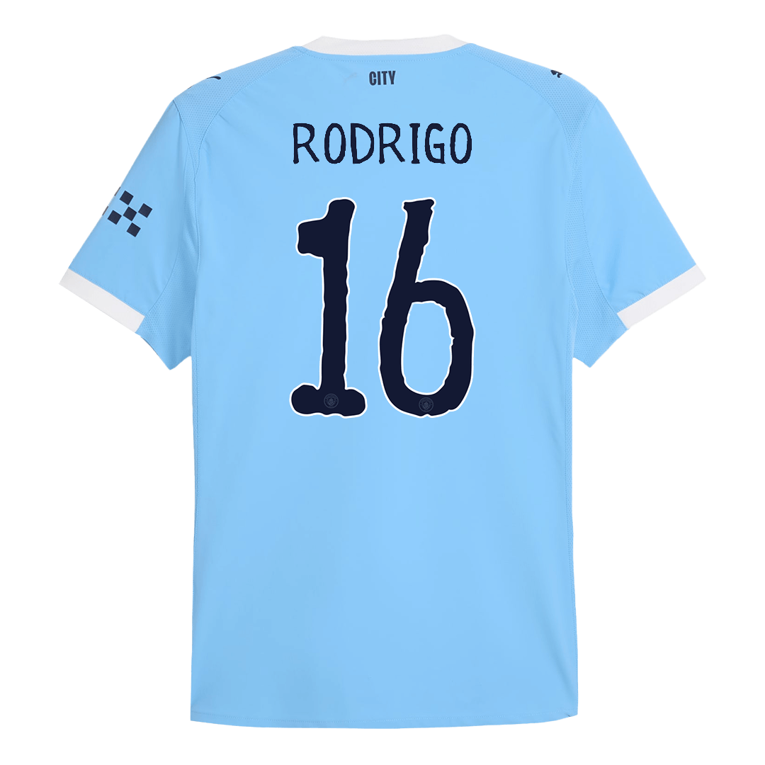 Camiseta Rodrigo #16 Manchester City 2025/26 Copa Mundial de Clubes Primera Equipación Hombre - Versión Jugador - imagen 13