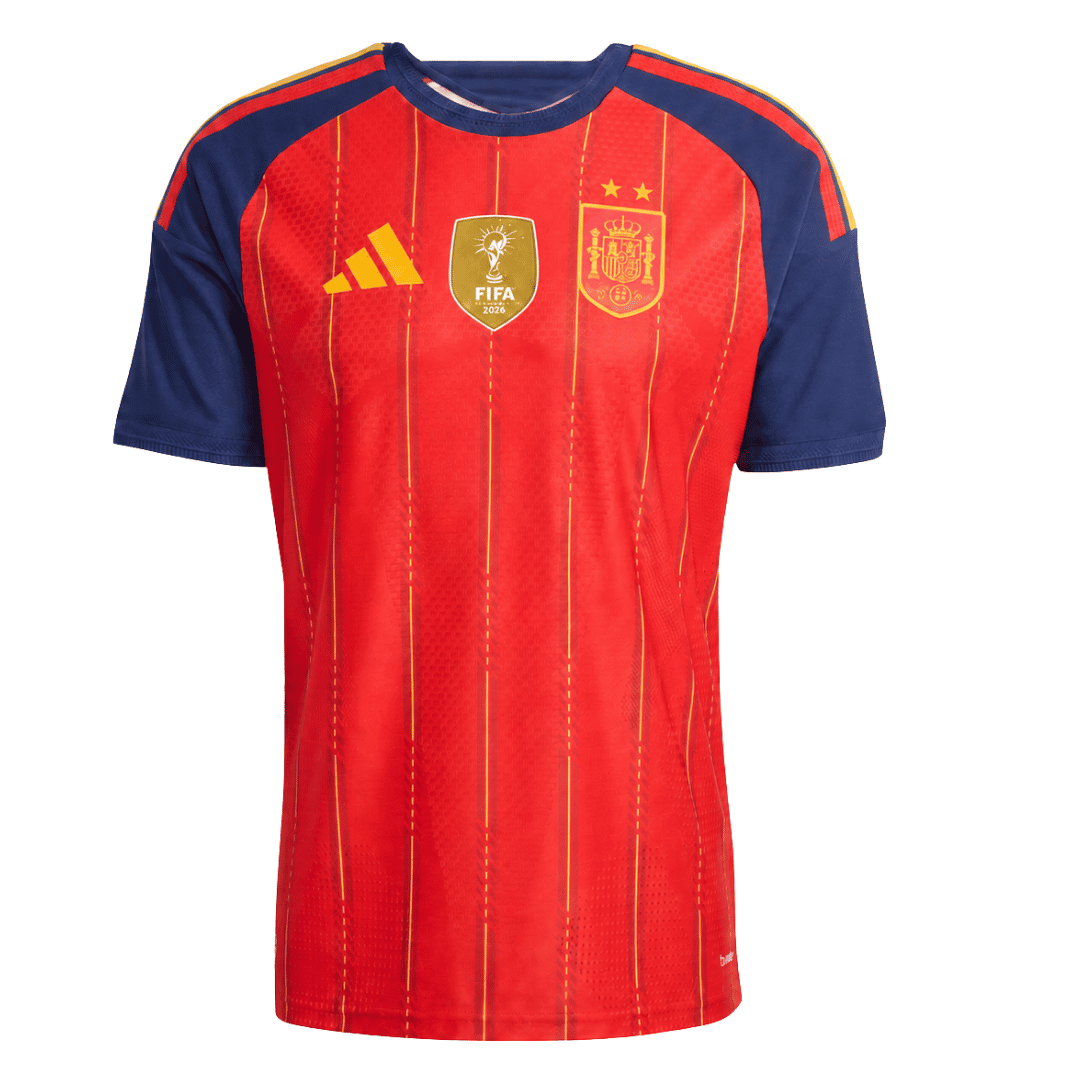 Camiseta Auténtica Spain 2026 Primera Equipación Copa del Mundo -Versión Jugador