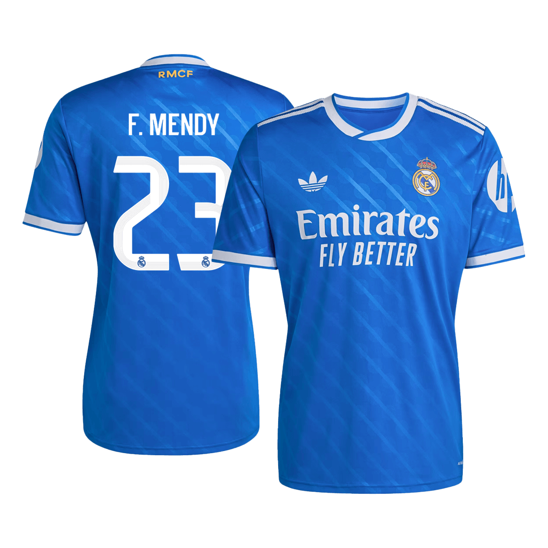 Camiseta F. Mendy #23 Real Madrid 2025/26 Tercera Equipación - Versión Hincha