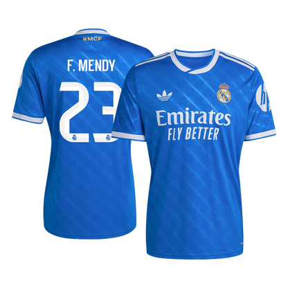 Camiseta F. Mendy #23 Real Madrid 2025/26 Tercera Equipación - Versión Hincha