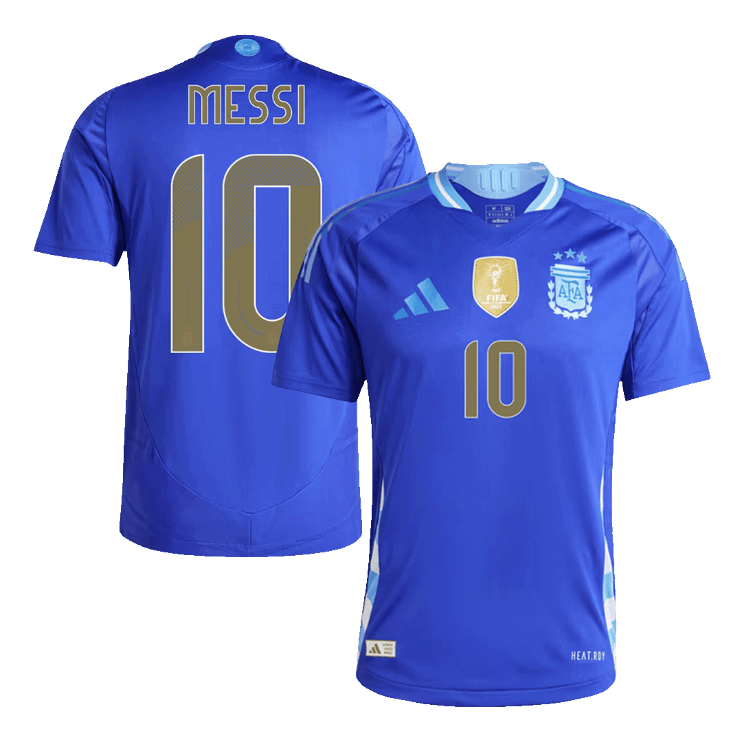 Camiseta Messi #10 Argentina 2024 Segunda Equipación Hombre - Versión Jugador