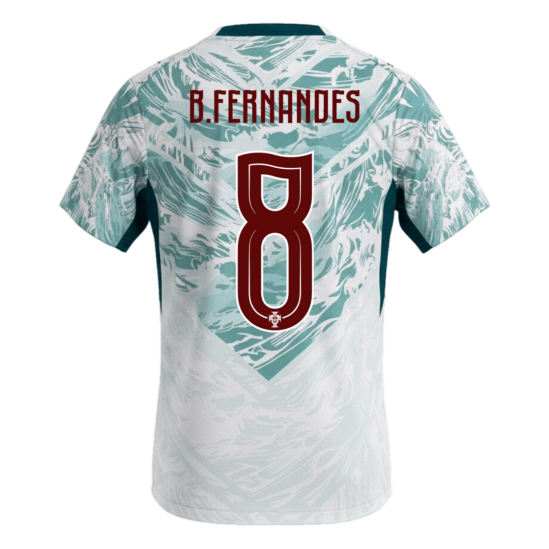 Camiseta B. Fernandes #8 Portugal 2026 Segunda Equipación Copa del Mundo - Versión Hincha - Vista 2