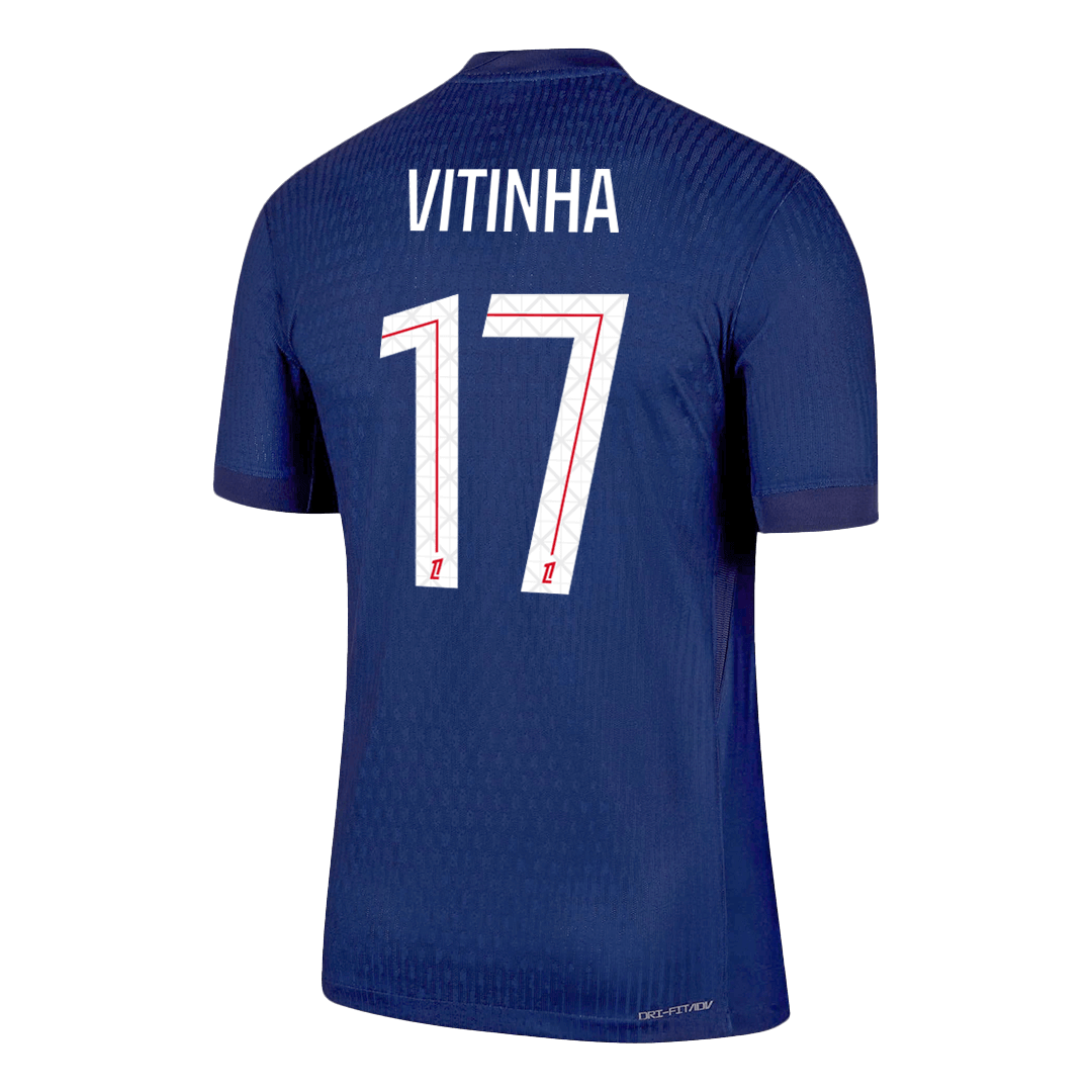 Camiseta Auténtica Vitinha #17 PSG 2025/26 Primera Equipación - Versión Jugador - Vista 8