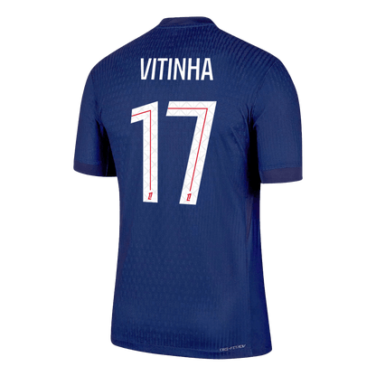 Camiseta Auténtica Vitinha #17 PSG 2025/26 Primera Equipación - Versión Jugador - Vista 8