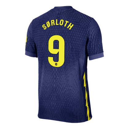 Camiseta Auténtica Sørloth #9 Atletico Madrid 2025/26 Segunda Equipación - Versión Jugador - Vista 9