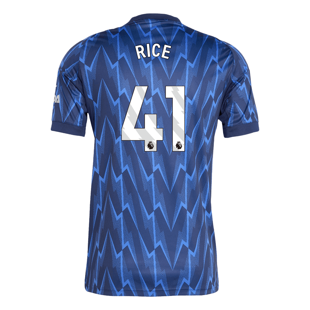 Camiseta Rice #41 Arsenal 2025/26 Segunda Equipación - Versión Hincha