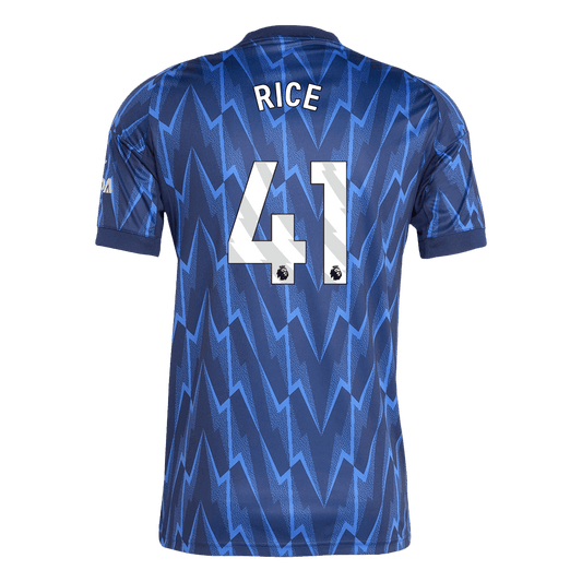 Camiseta Rice #41 Arsenal 2025/26 Segunda Equipación - Versión Hincha