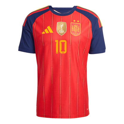 Camiseta Auténtica OLMO #10 Spain 2026 Primera Equipación Copa del Mundo -Versión Jugador