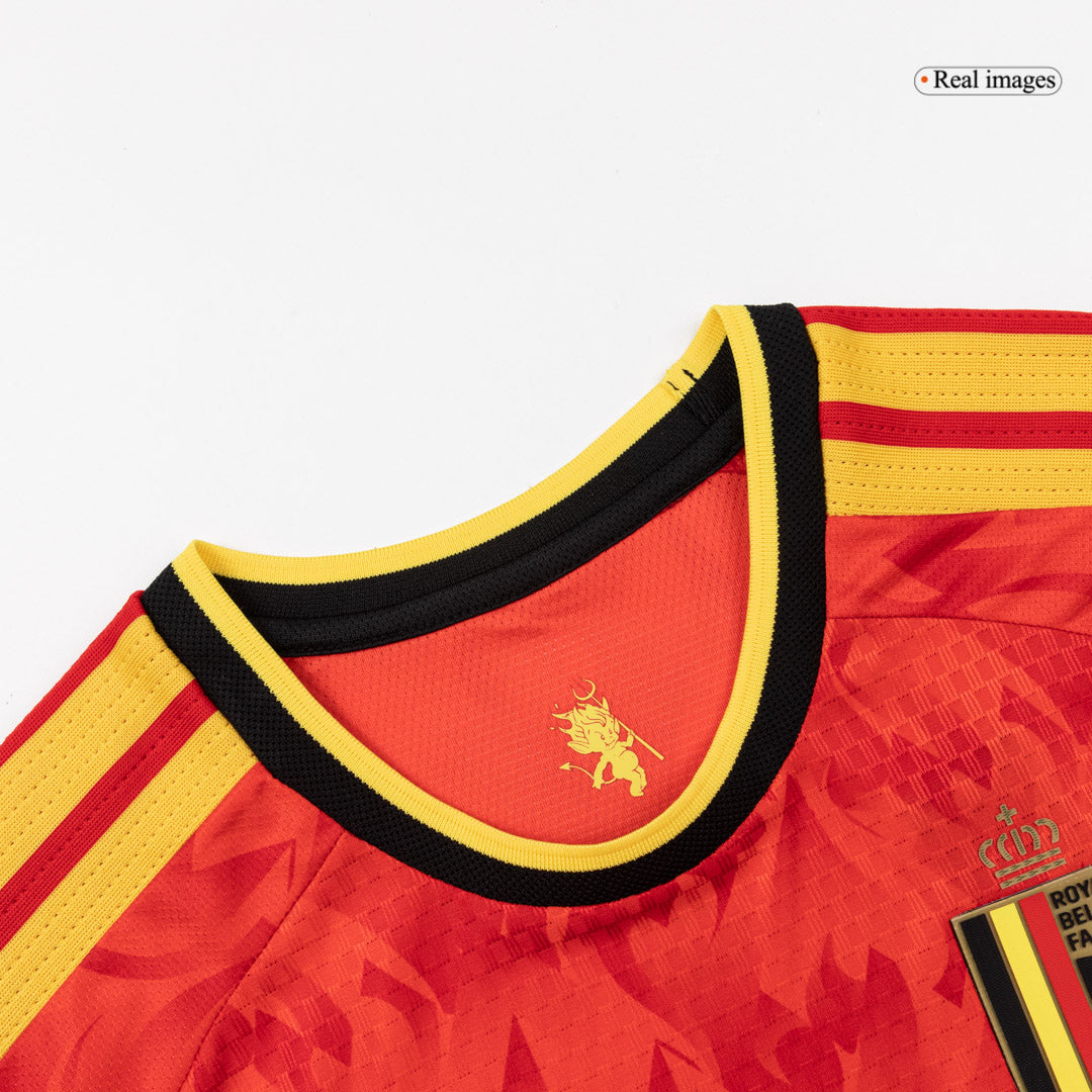 Camiseta Auténtica Lukaku #9 Bélgica 2026 Primera Equipación Copa del Mundo - Versión Jugador - Vista 6