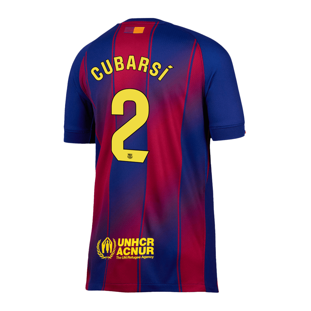 Camiseta Cubarsí #2 Barcelona 2025/26 Primera Equipación Hombre - Versión Hincha - imagen 12