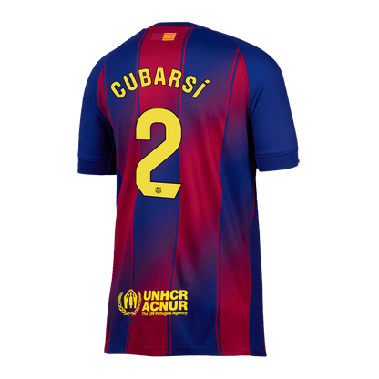 Camiseta Cubarsí #2 Barcelona 2025/26 Primera Equipación Hombre - Versión Hincha - imagen 12