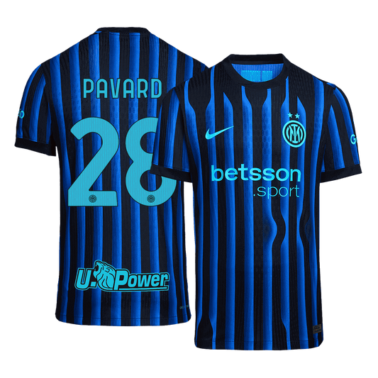 Camiseta Auténtica Pavard #28 Inter Milan 2025/26 Primera Equipación - Versión Jugador