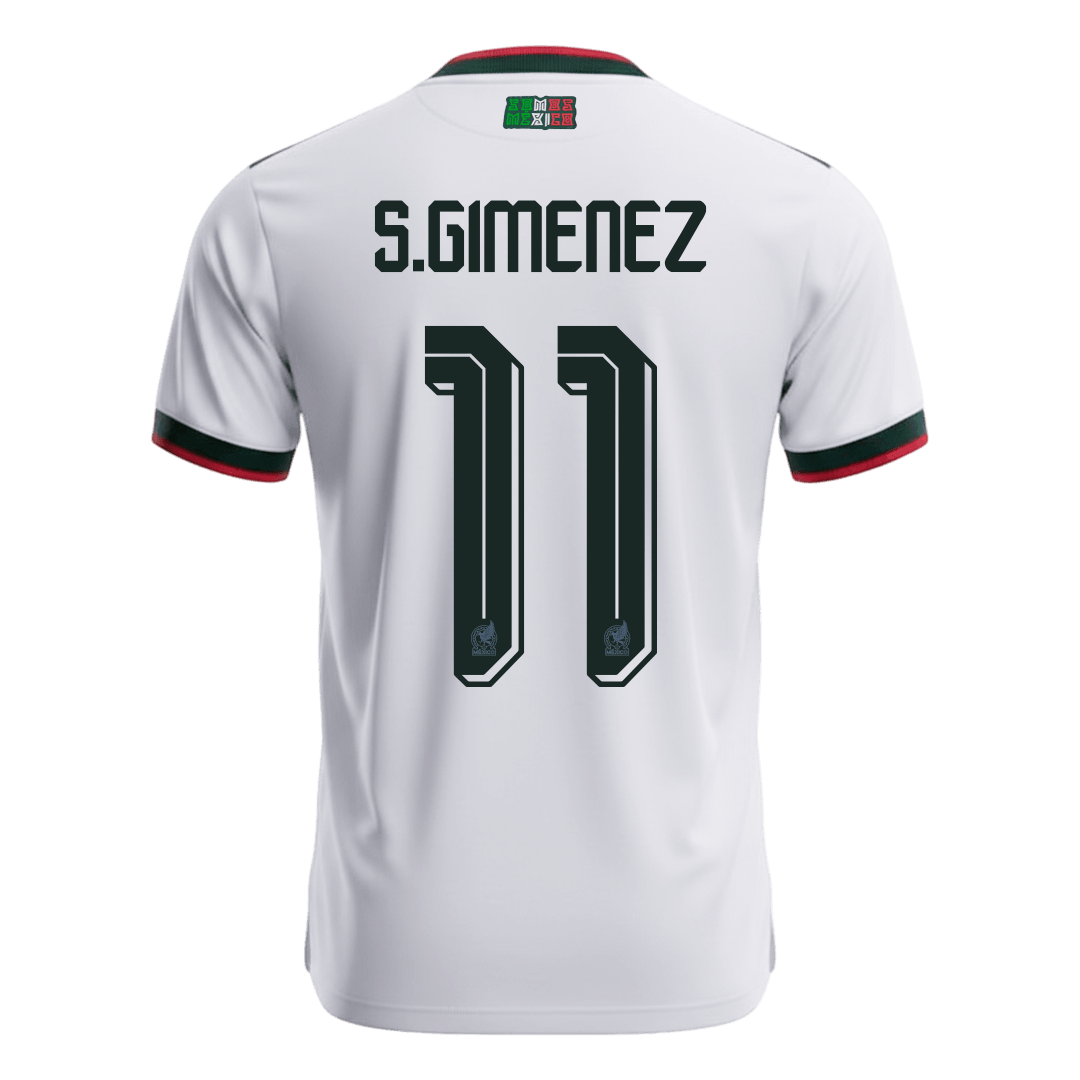 Camiseta S. Giménez #11 México 2026 Segunda Equipación Copa del Mundo - Versión Hincha - Vista 8