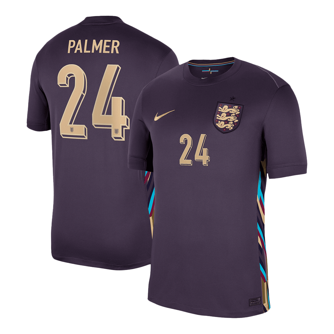 Camiseta Palmer #24 Inglaterra Euro 2024 Segunda Equipación Visitante Hombre - Versión Hincha