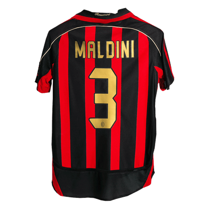 Camiseta Retro 2006/07 Maldini #3 AC Milan Primera Equipación