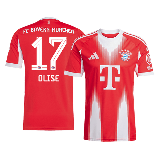 Camiseta Olise #17 Bayern Munich 2025/26 Primera Equipación - Versión Hincha