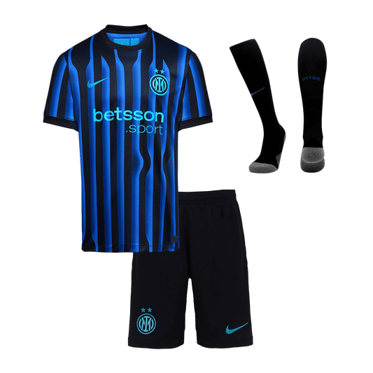 Conjunto Infantil Completo Inter Milan 2025/26 Primera Equipación