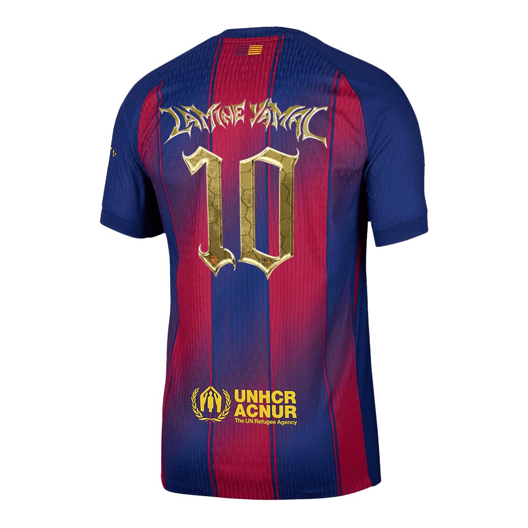 Camiseta Auténtica Lamine Yamal #10 Barcelona 2025/26 Primera Equipación - Versión Jugador - imagen 13