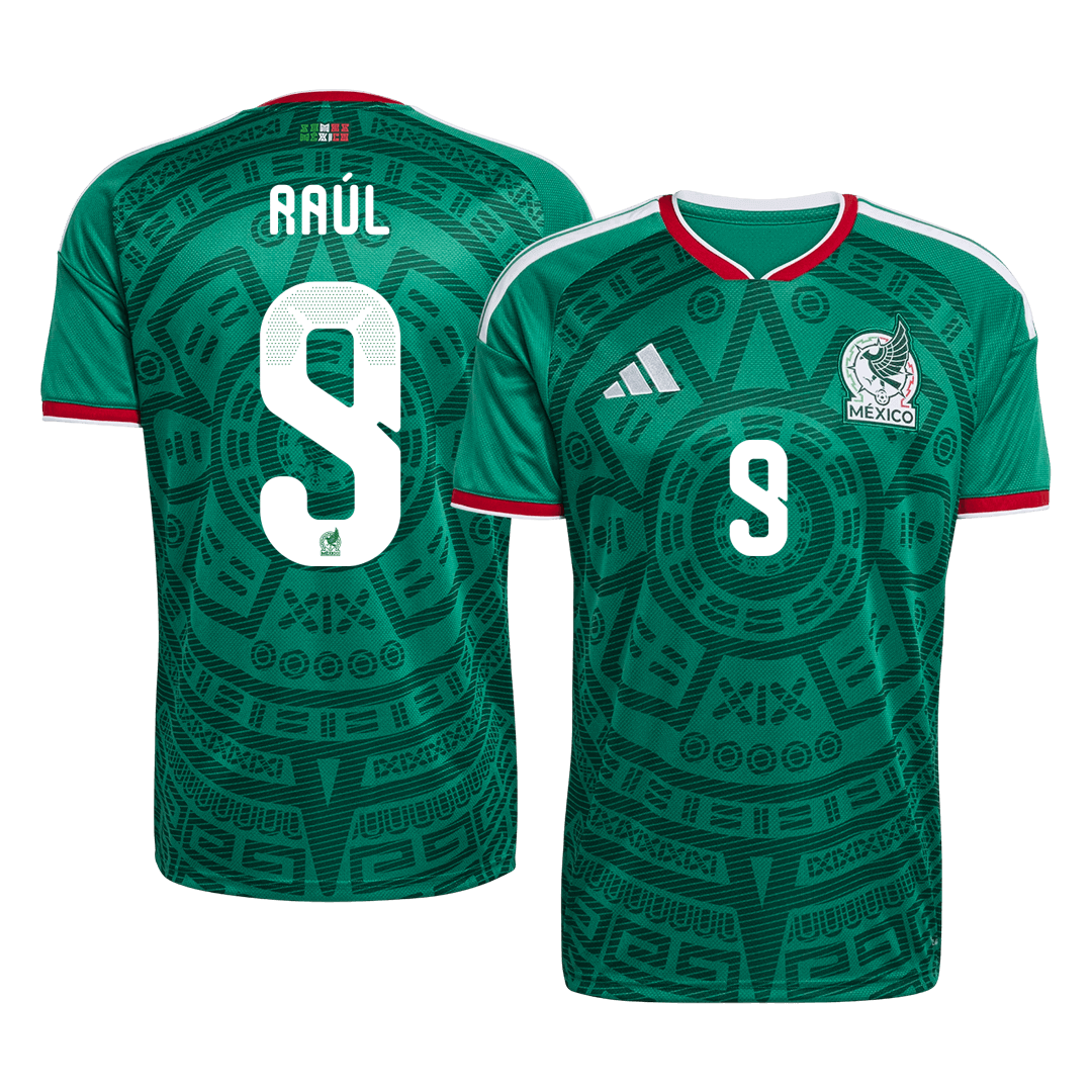 Camiseta Raúl #9 México 2026 Primera Equipación Copa del Mundo - Versión Hincha