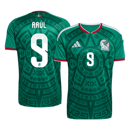 Camiseta Raúl #9 México 2026 Primera Equipación Copa del Mundo - Versión Hincha