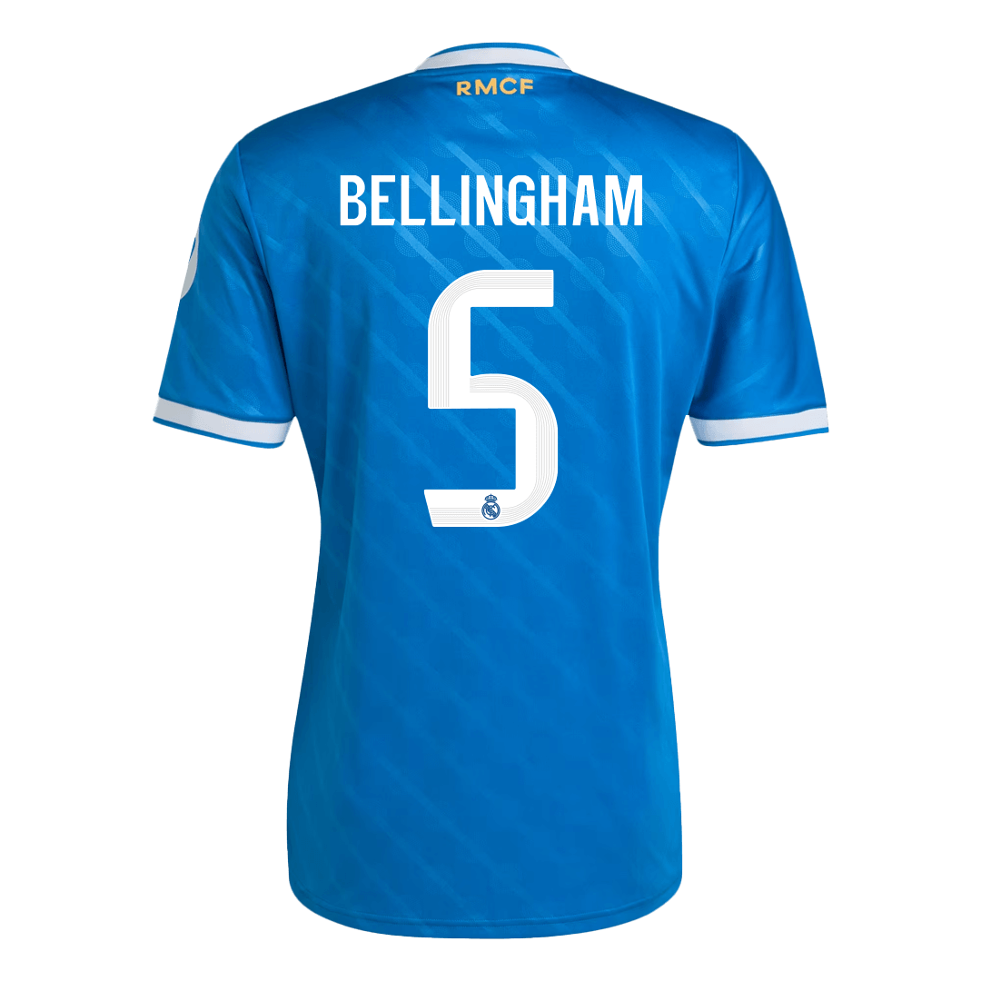 Camiseta Bellingham #5 Real Madrid 2025/26 Tercera Equipación - Versión Hincha