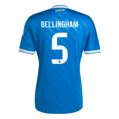 Camiseta Bellingham #5 Real Madrid 2025/26 Tercera Equipación - Versión Hincha