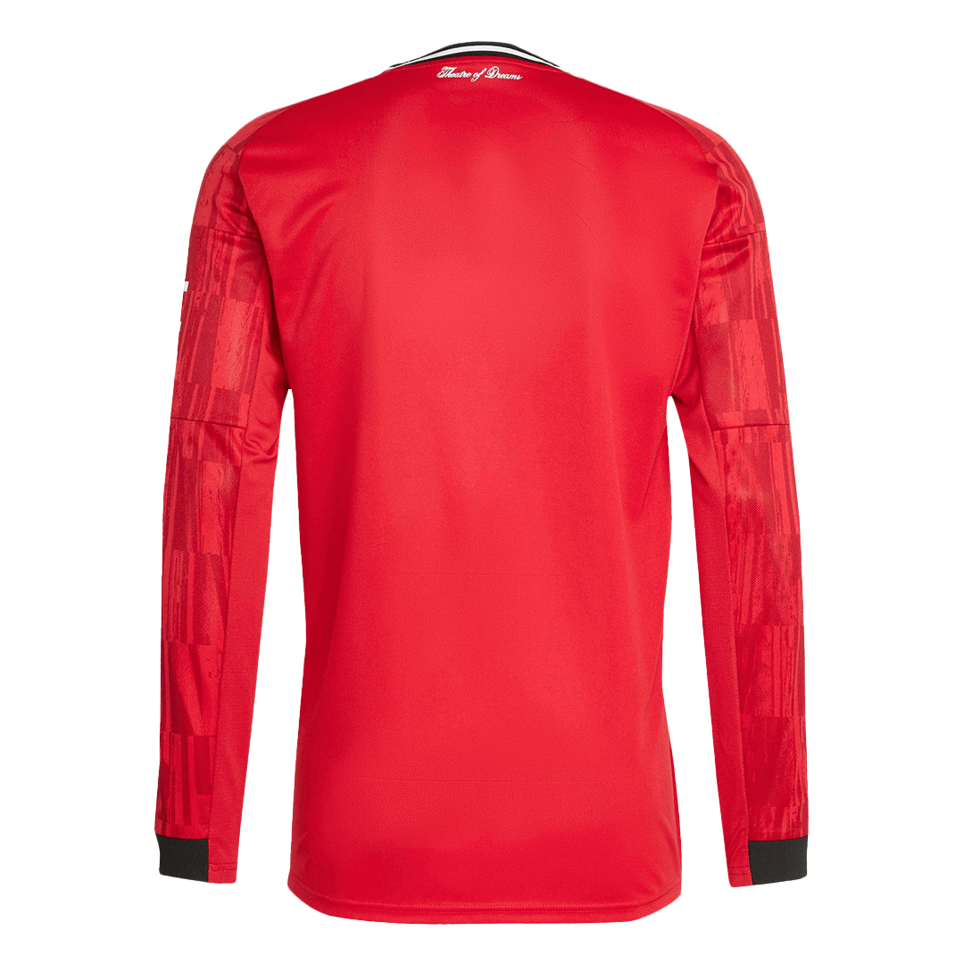 Camiseta Manga Larga Manchester United 2025/26 Primera Equipación - Versión Hincha - Vista 2