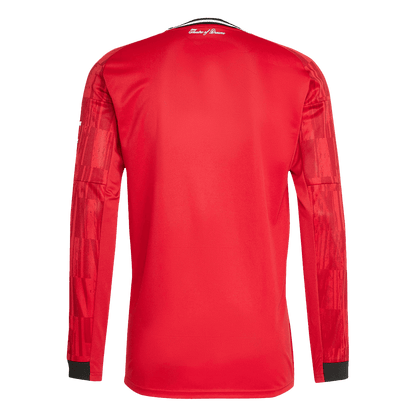 Camiseta Manga Larga Manchester United 2025/26 Primera Equipación - Versión Hincha - Vista 2