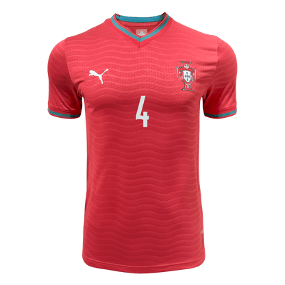 Camiseta Auténtica Rúben Dias #4 Portugal 2026 Primera Equipación Copa del Mundo - Versión Jugador - Vista 8