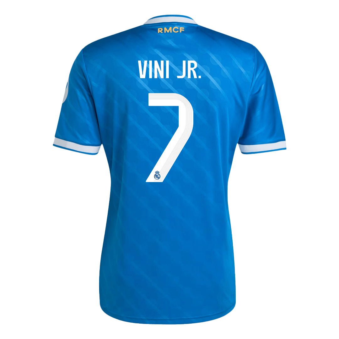 Camiseta Vini Jr. #7 Real Madrid 2025/26 Tercera Equipación - Versión Hincha