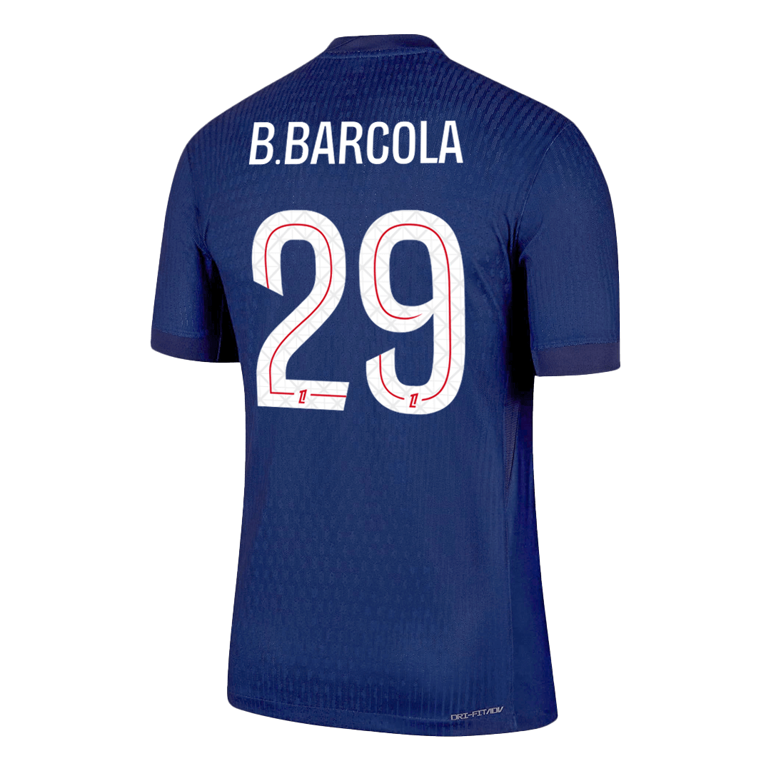 Camiseta Auténtica B. Barcola #29 PSG 2025/26 Primera Equipación - Versión Jugador - Vista 8
