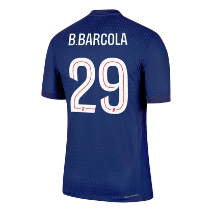 Camiseta Auténtica B. Barcola #29 PSG 2025/26 Primera Equipación - Versión Jugador - Vista 8
