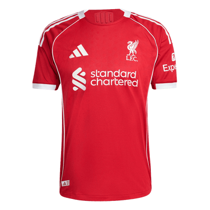 Camiseta Auténtica Liverpool 2025/26 Primera Equipación - Versión Jugador