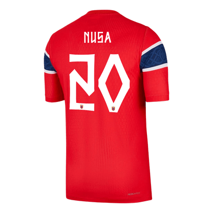 Camiseta Auténtica Nusa #20 Noruega 2026 Primera Equipación Copa del Mundo - Versión Jugador - Vista 2
