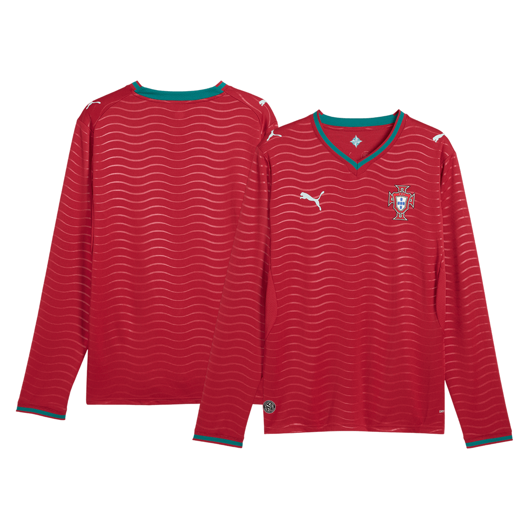 Manga Larga Portugal 2026 Primera Equipación Copa del Mundo - Versión Hincha