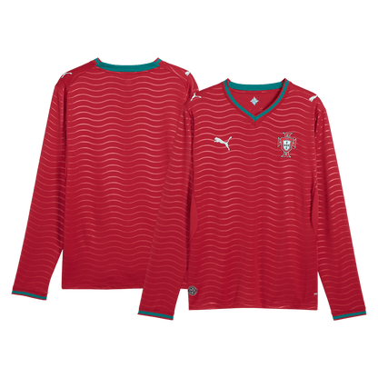 Manga Larga Portugal 2026 Primera Equipación Copa del Mundo - Versión Hincha