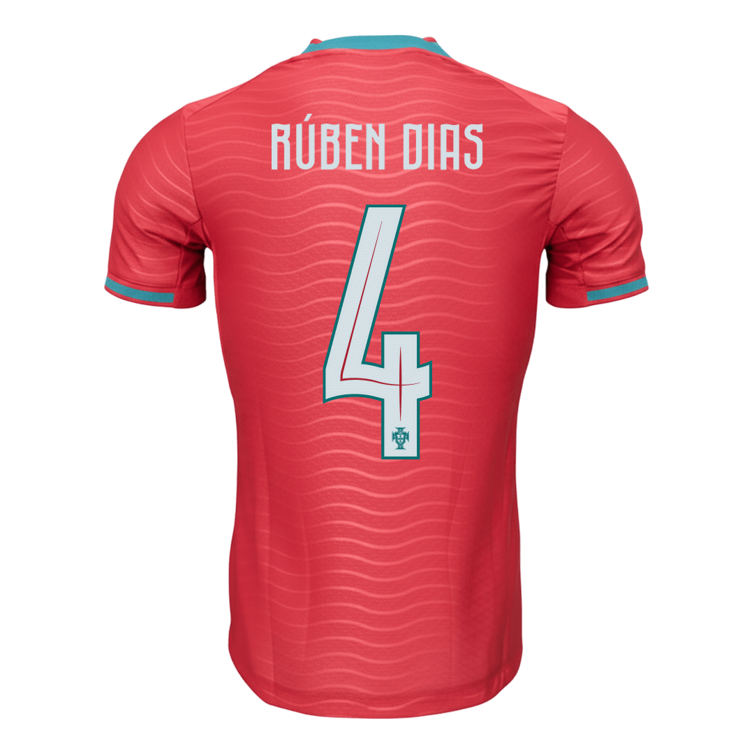 Camiseta Auténtica Rúben Dias #4 Portugal 2026 Primera Equipación Copa del Mundo - Versión Jugador - Vista 7