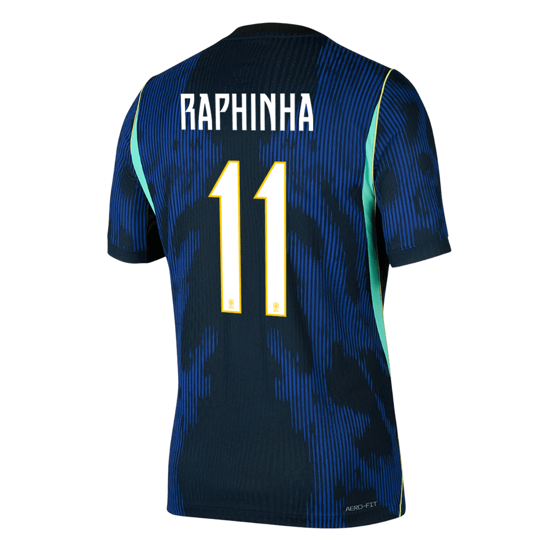 Camiseta Auténtica Raphinha #11 Brasil 2026 Segunda Equipación Copa del Mundo - Versión Jugador - Vista 2